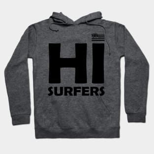 Hawaii Surfers (Black Print) Hoodie